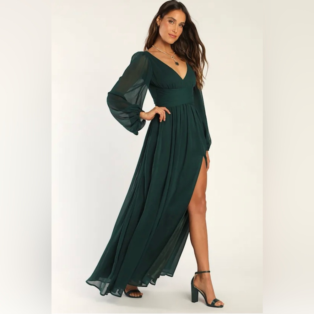 Lulus Long Sleeve Maxi Dress